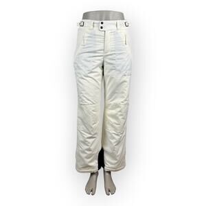 Vintage Y2K Columbia Youth Girls White Snowboarding Ski Pants Size 14/16 Winter